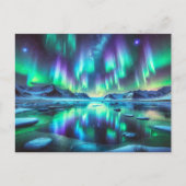 Aurora Nightscape - Postkarte (Vorderseite)