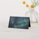 Aurora Nordlichter Hochzeit Platzkarte (Rückseite)