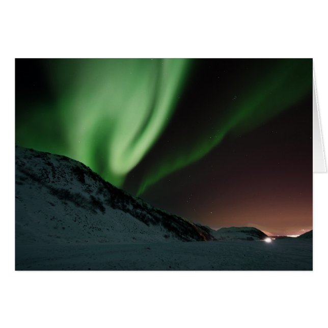 Aurora-Nordlichter Norwegen (Vorderseite (Horizontal))