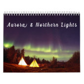 Aurora Northern Lights Skandinavier Polar Sky Kalender (Titelbild)