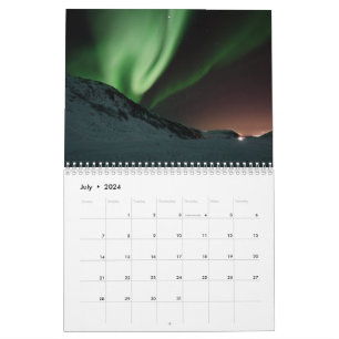 Aurora Northern Lights Skandinavier Polar Sky Kalender