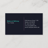 Aurora Northern Lights Visitenkarte (Rückseite)