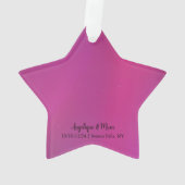 Aurora Northern Southern Lights Ornament (Rückseite)