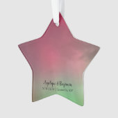 Aurora Northern Southern Lights Ornament (Vorderseite)