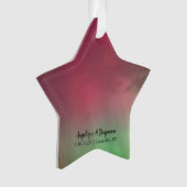 Aurora Northern Southern Lights Ornament (Vorderseite)
