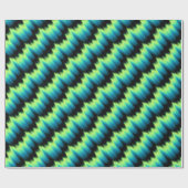 Aurora-Packpapier-Nordlicht-Geschenk-Papier Geschenkpapier (Flach)