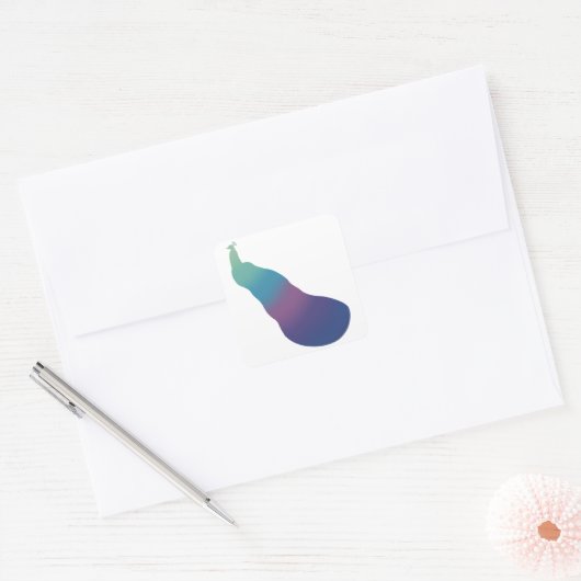 Aurora Peacock Gradient Sticker (Umschlag)
