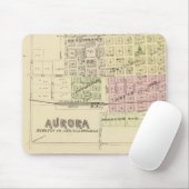 Aurora, Phillips, Hampton, Nebraska Mousepad (Mit Mouse)