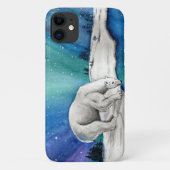 Aurora Polar Bear Case-Mate iPhone Hülle (Rückseite)