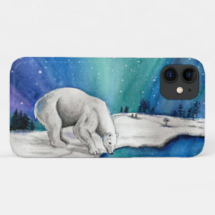 Aurora Polar Bear Case-Mate iPhone Hülle