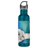 Aurora Polar Bear Edelstahlflasche (Vorderseite)