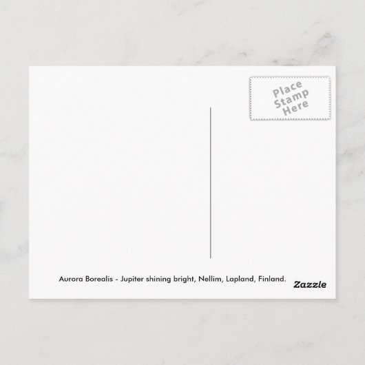 Aurora Postkarte (Rückseite)