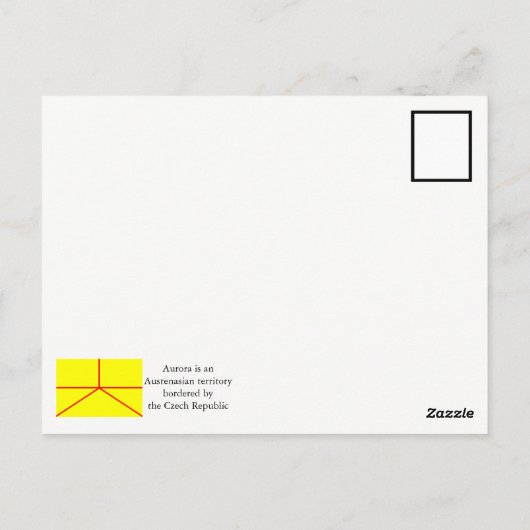 Aurora Postkarte (Rückseite)