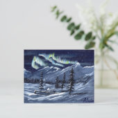 Aurora-Postkarte der Natur Postkarte (Stehend Vorderseite)
