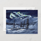 Aurora-Postkarte der Natur Postkarte (Vorne/Hinten)