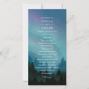 Aurora-Programm-Karte Save The Date