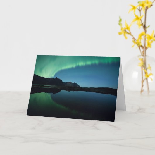 Aurora Reflation Karte (Gelbe Blume)