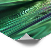 Aurora Reflection mesmerisierend - Fjord Wasser De Poster (Ecke)