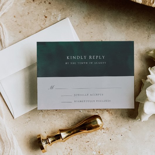 Aurora RSVP-Karte RSVP Karte