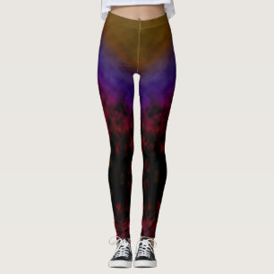 Aurora-Schleier Leggings