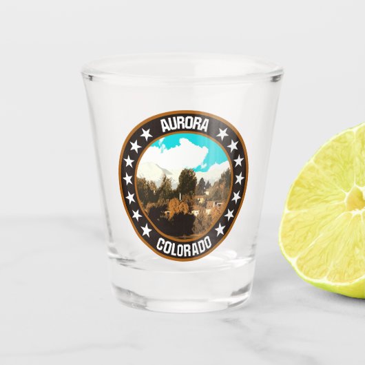 Aurora Schnapsglas (Vorderseite)