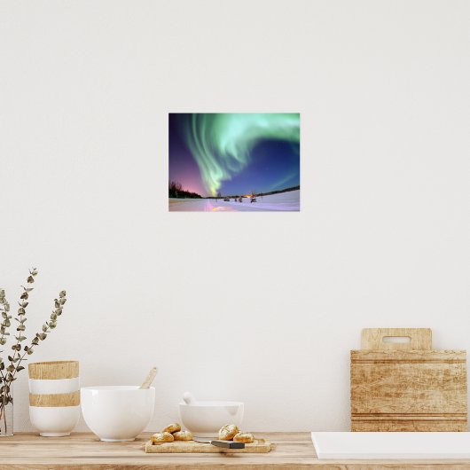 Aurora - Schöne Nordlichter Poster (Küche)