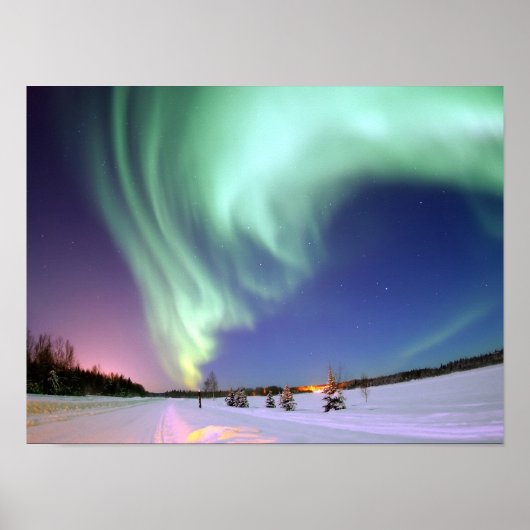 Aurora - Schöne Nordlichter Poster (Vorne)