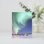 Aurora - Schöne Nordlichter Postkarte (Stehend Vorderseite)