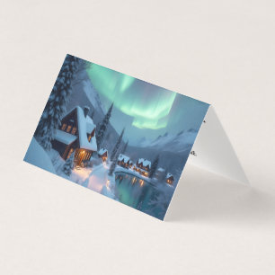 Aurora-Seekarte mit Schnee
