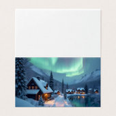 Aurora-Seekarte mit Schnee (Außenseite Aufgefaltet)