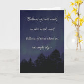 Aurora Skies Karte (Gelbe Blume)