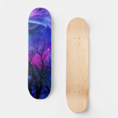 Aurora Skies Skateboard (Vorderseite)