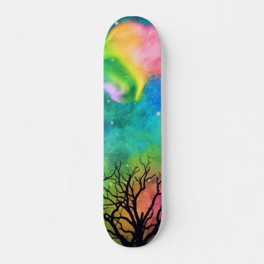 Aurora Skies Skateboard (Vorne)