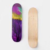 Aurora Skies Skateboard (Vorderseite)