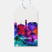 Aurora Skyline Geschenkanhänger (Rückseite)