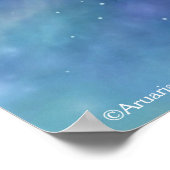 Aurora Square Print Poster (Ecke)