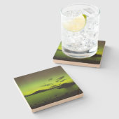 Aurora Steinuntersetzer (Seitenansicht)