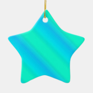 Aurora Streifen - blau, aqua, türkis Keramikornament
