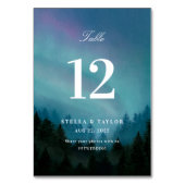 Aurora Tabelle Nr. Tischnummer (Vorderseite)