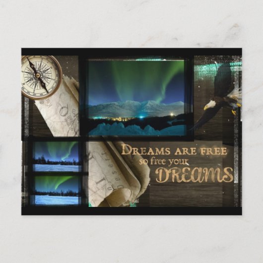 Aurora Traumstrecke Aurora Postkarte (Vorderseite)