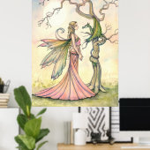 Aurora und die Dragon Fairy Art von Molly Harrison Poster (Heimbüro)