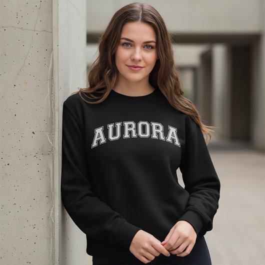 AURORA University Style Sweater America Uni Sweatshirt