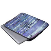 Aurora unter der Birke Laptopschutzhülle (Vorne Knopf)