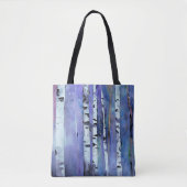 Aurora unter der Birke Tasche (Vorderseite)