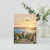 Aurora USA Postkarte (Stehend Vorderseite)