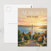 Aurora USA Postkarte (Vorne/Hinten)