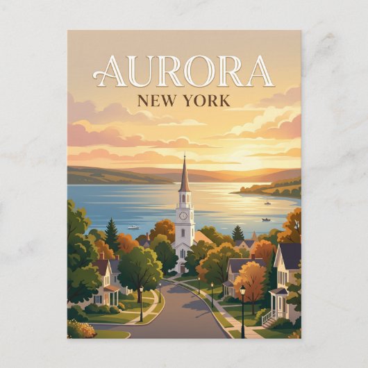 Aurora USA Postkarte (Vorderseite)