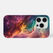 Aurora Veil Nebula Design iPhone Hülle (Rückseite (Horizontal))