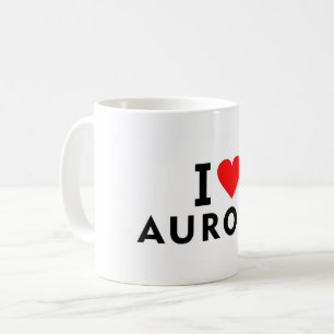 Aurora Vereinigte Staaten Amerika USA Liebe Stadt Kaffeetasse