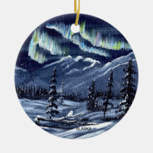Aurora-Verzierung Keramikornament